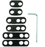 Moroso Spark Plug Wire Separator Kit w/Allen Wrench - Split Design - Black thumbnail 2
