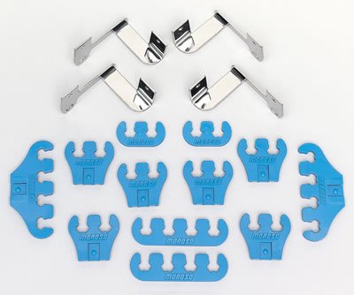 Moroso Chevrolet Small Block Ignition Super Look Wire Kit - 7-9mm - Blue