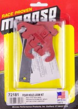 Moroso Chevrolet Small Block 4-Hole Ignition Wire Loom Kit - 7-9mm - Red thumbnail 3