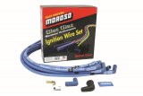 Moroso Chevrolet Small Block Ignition Wire Set - Blue Max - Spiral Core - Sleeved - HEI - 90 Degree thumbnail 1
