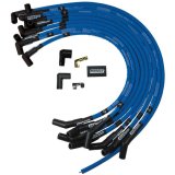 Moroso Ford 289-302 Ignition Wire Set - Blue Max - Spiral Core - Sleeved - HEI - 135 Degree thumbnail 4