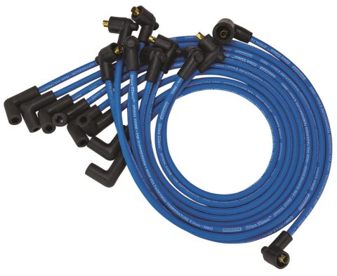 Moroso Custom Ignition Wire Set - Blue Max - Spiral Core