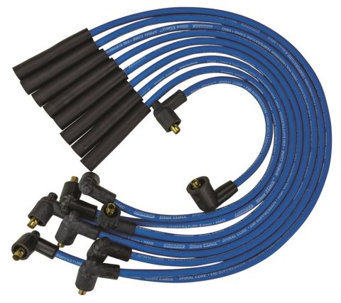 Moroso Custom Ignition Wire Set - Blue Max - Spiral Core