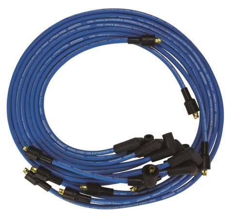 Moroso Custom Ignition Wire Set - Blue Max - Spiral Core