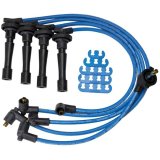 Moroso Custom Ignition Wire Set - Blue Max - Spiral Core - Colored High Temp Wire Separators - Blue thumbnail 3