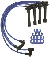 Moroso Custom Ignition Wire Set - Blue Max - Spiral Core - Colored High Temp Wire Separators - Blue thumbnail 1