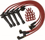 Moroso Custom Ignition Wire Set - Blue Max - Spiral Core - Colored High Temp Wire Separators - Red thumbnail 1