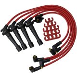 Moroso Custom Ignition Wire Set - Blue Max - Spiral Core - Colored High Temp Wire Separators - Red thumbnail 3