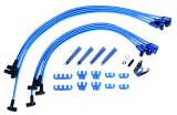 Moroso Chevrolet Small Block Ignition Wire Dress-Up Kit - HEI - Blue Max - Spiral Core thumbnail 4