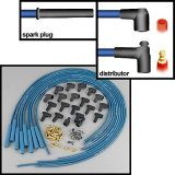 Moroso Universal Ignition Wire Set - Blue Max - Solid Core - Straight - 36in thumbnail 2