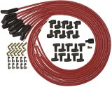 Moroso Universal Ignition Wire Set - Blue Max - Spiral Core - Unsleeved - 135 Degree - Red thumbnail 1