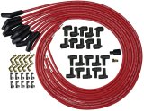 Moroso Universal Ignition Wire Set - Blue Max - Spiral Core - Unsleeved - 135 Degree - Red thumbnail 5