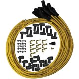 Moroso Universal Ignition Wire Set - Blue Max - Spiral Core - Unsleeved - 135 Degree - Yellow thumbnail 3