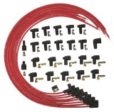 Moroso Universal Ignition Wire Set - Blue Max - Spiral Core - Unsleeved - 90 Degree - Red thumbnail 2