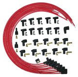 Moroso Universal Ignition Wire Set - Blue Max - Spiral Core - Unsleeved - 90 Degree - Red thumbnail 7