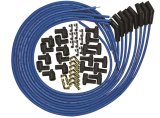 Moroso Universal Ignition Wire Set - Blue Max - Spiral Core - Unsleeved - 135 Degree - Blue thumbnail 1
