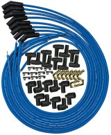 Moroso Universal Ignition Wire Set - Blue Max - Spiral Core - Unsleeved - 135 Degree - Blue thumbnail 5