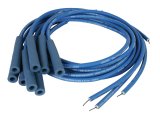 Moroso Universal Ignition Wire Set - Blue Max - Spiral Core - Unsleeved - Straight - Blue thumbnail 3