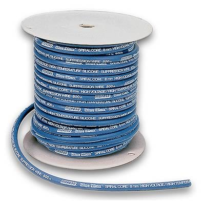 Moroso Ignition Wire Spool - Blue Max - Spiral Core - 8mm - 100ft
