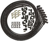 Moroso Universal Ignition Wire Set - Blue Max - Spiral Core - Unsleeved - 90 Degree - Black thumbnail 1