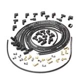 Moroso Universal Ignition Wire Set - Blue Max - Spiral Core - Unsleeved - 90 Degree - Black thumbnail 4
