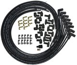 Moroso Universal Ignition Wire Set - Blue Max - Spiral Core - Unsleeved - 90 Degree - Black thumbnail 6