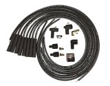 Moroso Universal Ignition Wire Set - Blue Max - Spiral Core - Unsleeved - Straight - Black thumbnail 1