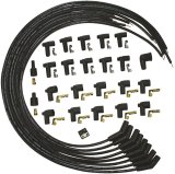 Moroso Universal Ignition Wire Set - Blue Max - Spiral Core - Unsleeved - 135 Degree - Black thumbnail 1