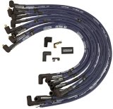 Moroso Chevrolet Small Block Ignition Wire Set - Ultra 40 - Sleeved - Non-HEI - 90 Degree - Blue thumbnail 1