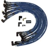 Moroso Chevrolet Small Block Ignition Wire Set - Ultra 40 - Sleeved - Non-HEI - 90 Degree - Blue thumbnail 3