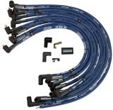 Moroso Chevrolet Small Block Ignition Wire Set - Ultra 40 - Sleeved - Non-HEI - 90 Degree - Blue thumbnail 4