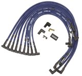 Moroso Chevrolet Small Block Ignition Wire Set - Ultra 40 - Sleeved - HEI - 90 Degree - Blue thumbnail 1