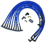 Moroso Chevrolet Small Block Ignition Wire Set - Ultra 40 - Sleeved - HEI - 90 Degree - Blue thumbnail 5