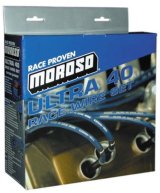 Moroso Chevrolet Big Block Ignition Wire Set - Ultra 40 - Sleeved - Non-HEI - Straight - Blue thumbnail 4