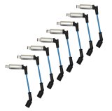 Moroso GM LS Ignition Wire Set - Ultra 40 - Unsleeved - Coil-On - Alum Shielded - 9.75in Wire - Blue thumbnail 4