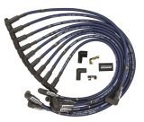 Moroso Chevrolet Small Block Ignition Wire Set - Ultra 40 - Unsleeved - HEI - Over Valve - Blue thumbnail 1