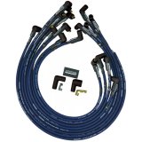 Moroso Chevrolet Small Block Ignition Wire Set - Ultra 40 - Unsleeved - Non-HEI - Under Header -Blue thumbnail 3