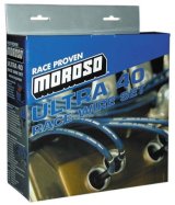 Moroso Chevrolet Small Block Ignition Wire Set - Ultra 40 - Unsleeved - Non-HEI - Under Header - Red thumbnail 4
