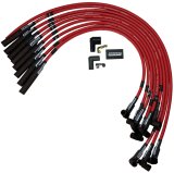Moroso Chevrolet Big Block Ignition Wire Set - Ultra 40 - Unsleeved - HEI - Over Valve - Red thumbnail 4