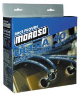 Moroso Chevrolet Big Block Ignition Wire Set - Ultra 40 - Unsleeved - Non-HEI - Crab Cap - Red thumbnail 3