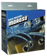 Moroso Chevrolet Big Block Ignition Wire Set - Ultra 40 - Unsleeved - HEI - Crab Cap - Red thumbnail 4