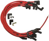 Moroso Ford 289-302 Ignition Wire Set - Ultra 40 - Unsleeved - HEI - Under Header - Red thumbnail 1