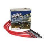 Moroso Chevrolet Small Block (Sprint Car) Ignition Wire Set - Ultra 40 - Unsleeved - HEI - Red thumbnail 3