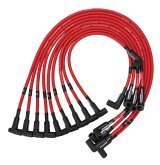 Moroso Chevrolet Small Block (Sprint Car) Ignition Wire Set - Ultra 40 - Unsleeved - HEI - Red thumbnail 6