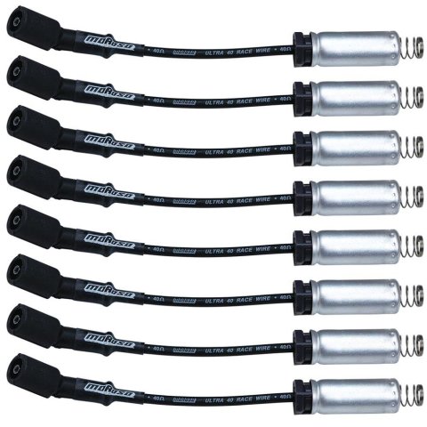 Moroso GM LS Ignition Wire Set - Ultra 40 - Unsleeved - Coil-On - 9.75in Wire - Black