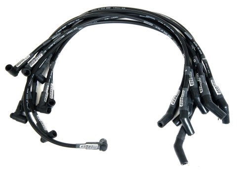 Moroso Ford 289-302 Ignition Wire Set - Ultra 40 - Unsleeved - HEI - Under Header - Black thumbnail 1