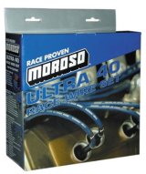 Moroso Chevrolet Small Block (Non-Raised Cam) Ignition Wire Set - Ultra 40 - Unsleeved - Black thumbnail 3