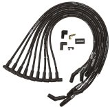 Moroso Chevrolet Big Block Ignition Wire Set - Ultra 40 - Unsleeved - HEI - 135 Degree - Black thumbnail 1