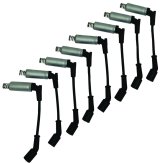 Moroso GM LS Ignition Wire Set - Ultra 40 - Unsleeved - Coil-On - Alum Shielded - 9.75in Wire - Blk thumbnail 3