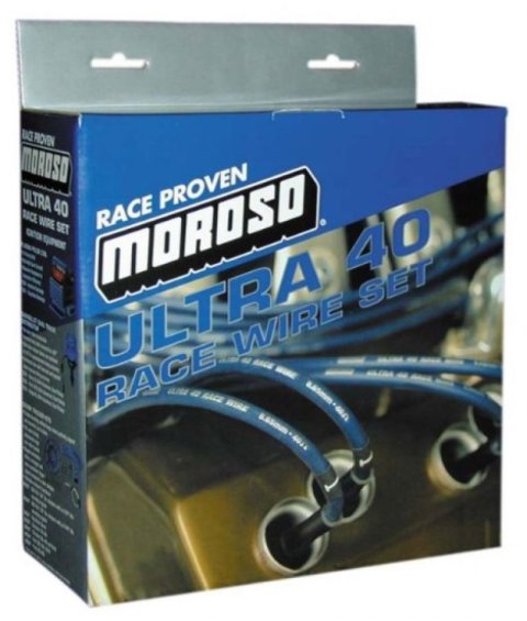 Moroso Chevrolet Big Block Ignition Wire Set - Ultra 40 - Sleeved - Non-HEI - 90 Degree - Black thumbnail 5